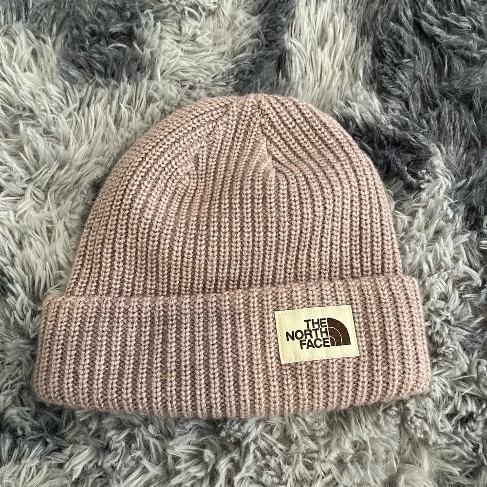Youth purple north face hat